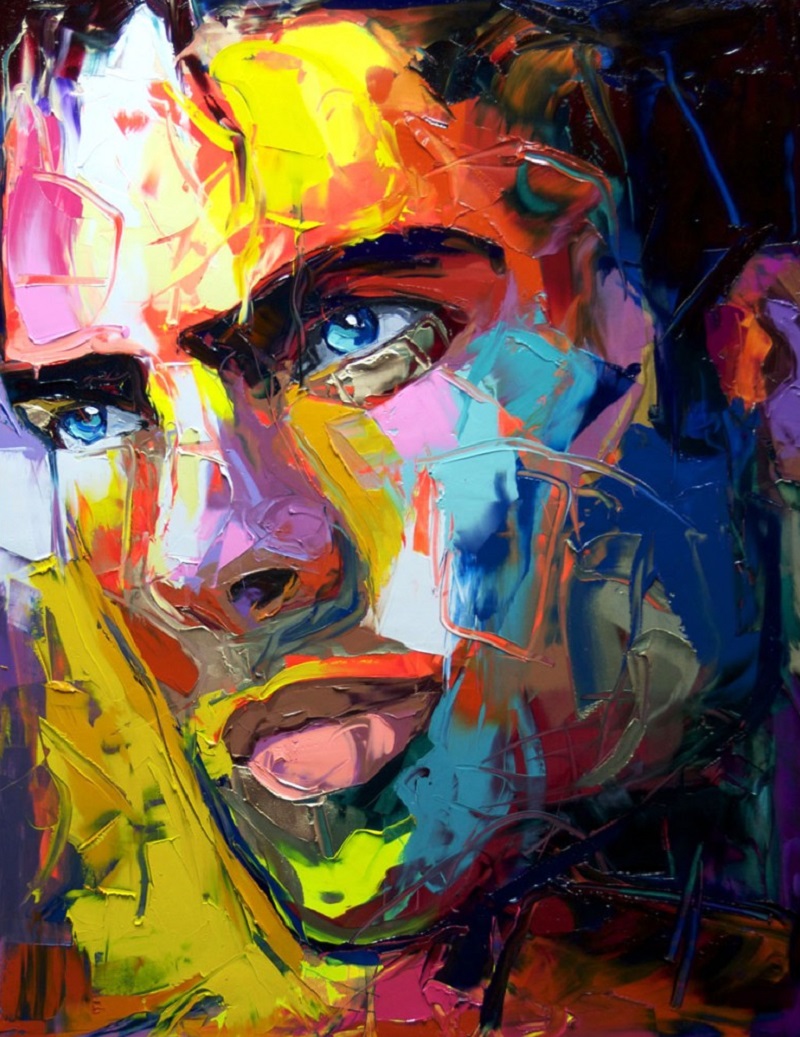 Francoise Nielly Portrait Palette Painting Expression Face224